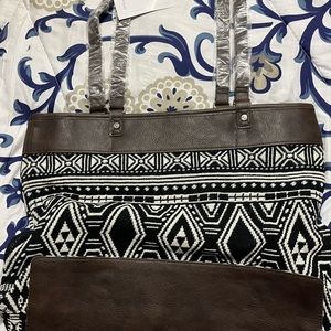 Thirty One Reversible Tote - Rio Weave